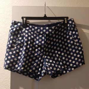Jcrew polka dot shorts